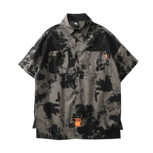 “Nightfall Canvas” Men's Short Sleeve Shirt