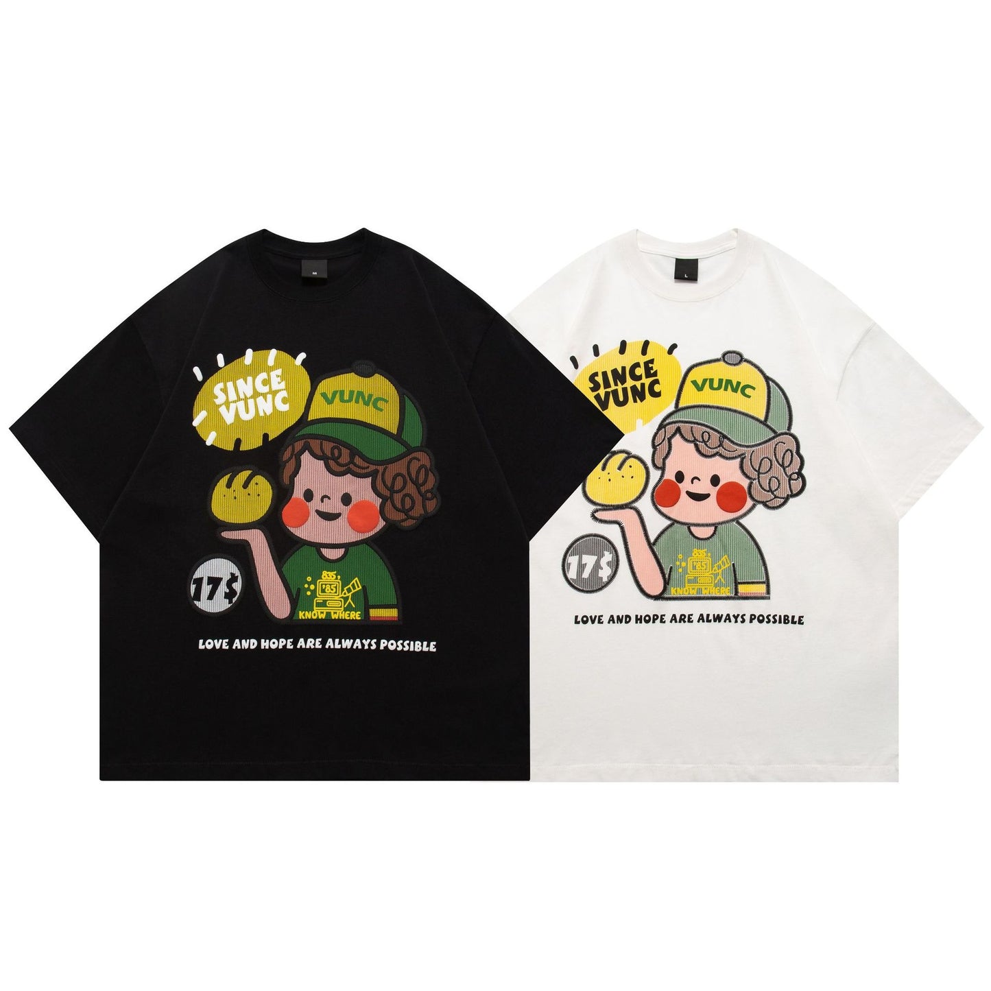 “Little Green Apple” 270G Oversized Tee