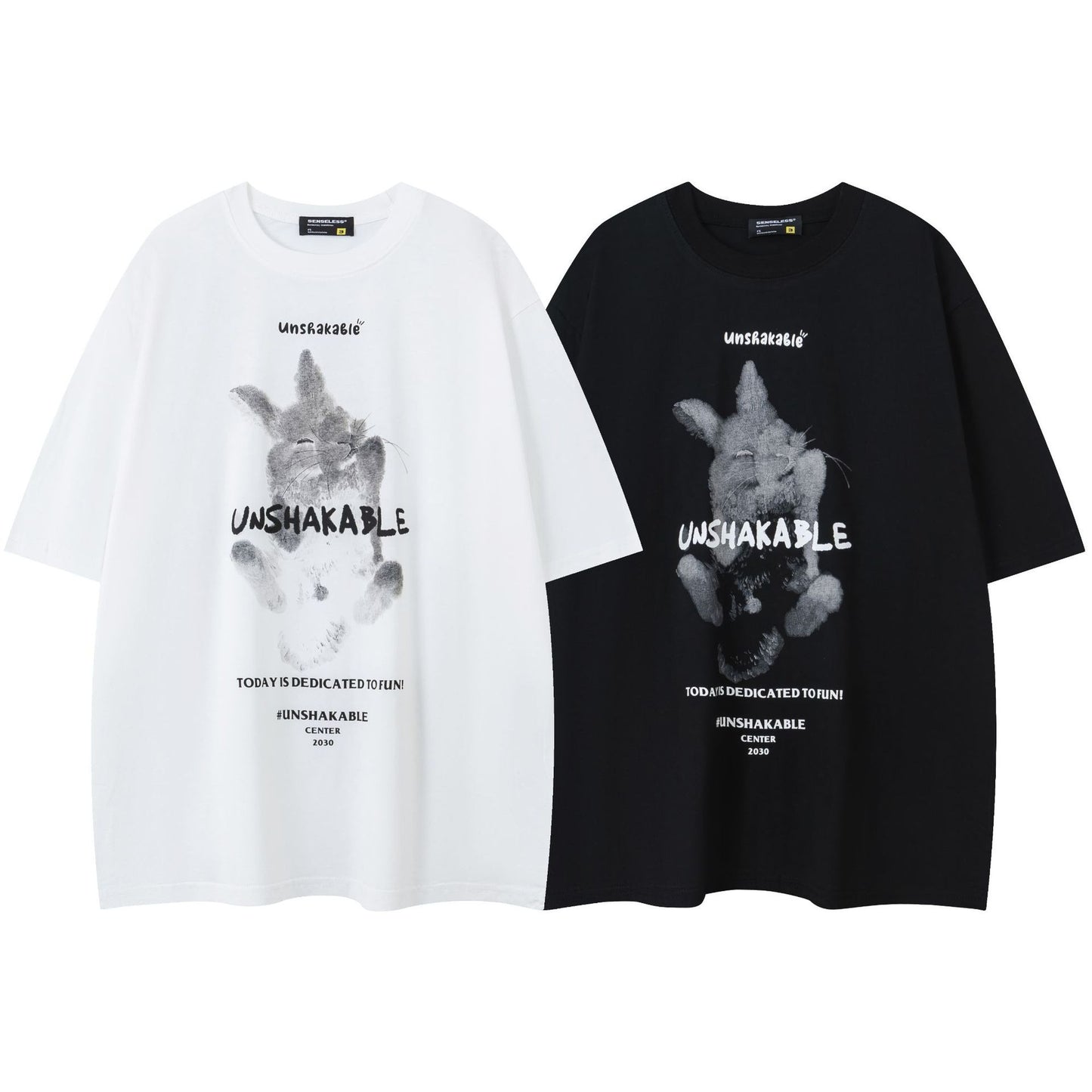 "Unshakables Rabbit" Men's Oversize Tee