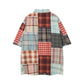 "Retro Plaid Remix" Men's Sleeve Shirt