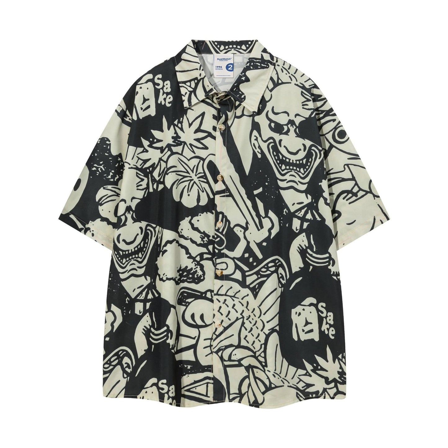 "Sake Samurai Art" Men's Sleeve Shirt