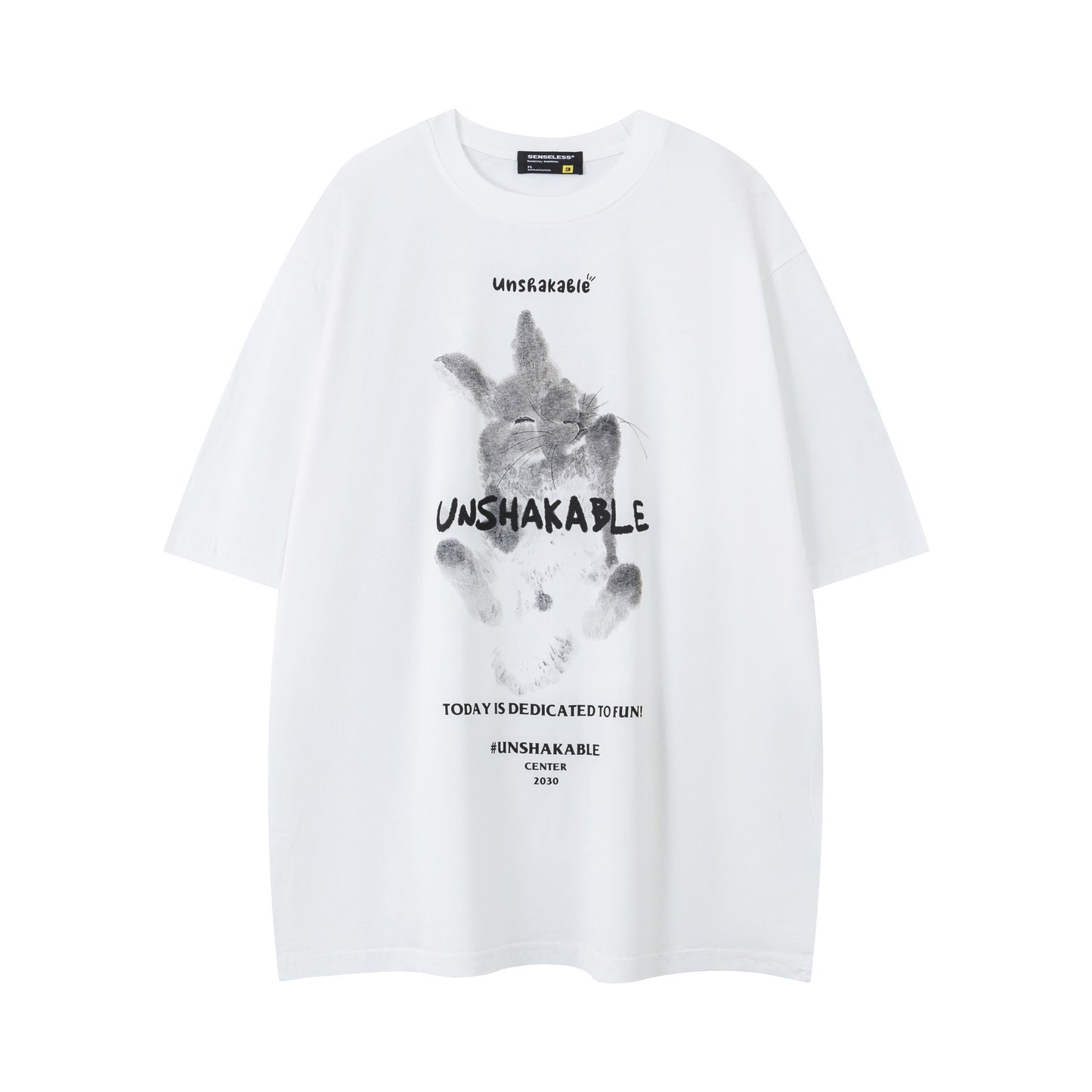 "Unshakables Rabbit" Men's Oversize Tee