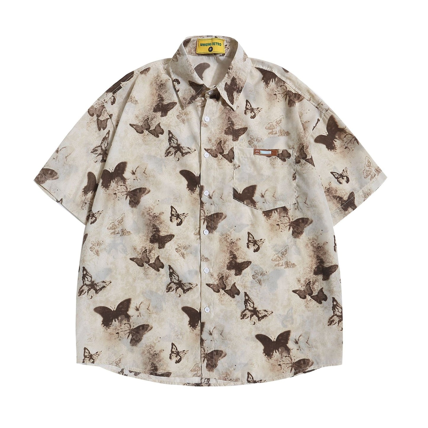 Butter-Fly Canvas Men's Short Sleeve