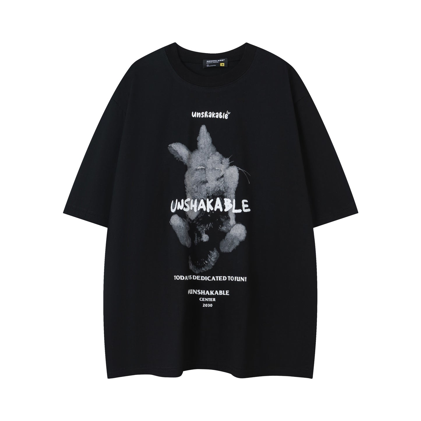 "Unshakables Rabbit" Men's Oversize Tee