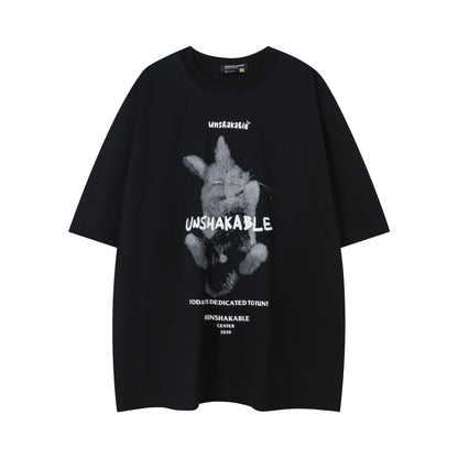 "Unshakables Rabbit" Men's Oversize Tee