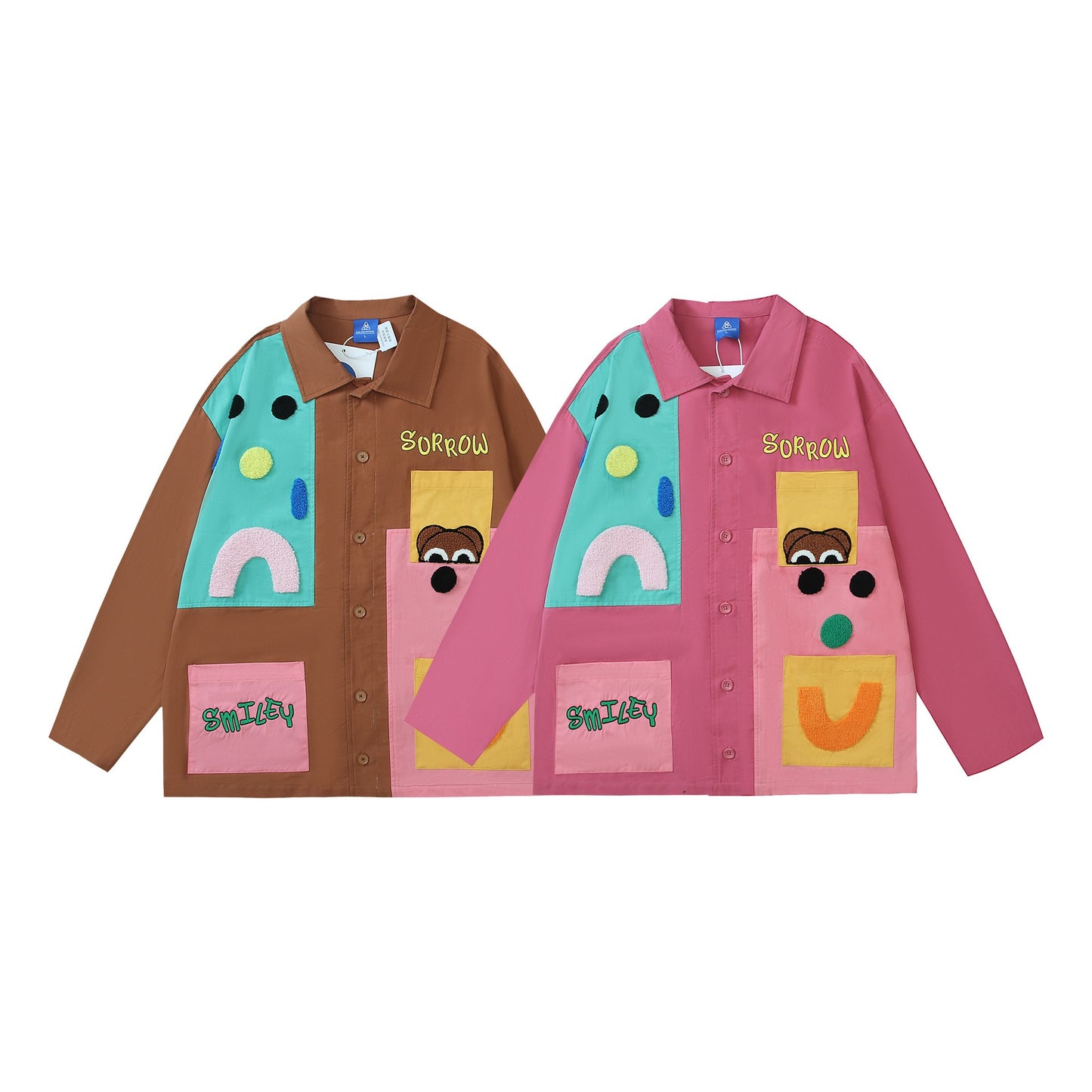 "Mood Play Button-Up" Long Sleeve Shirt