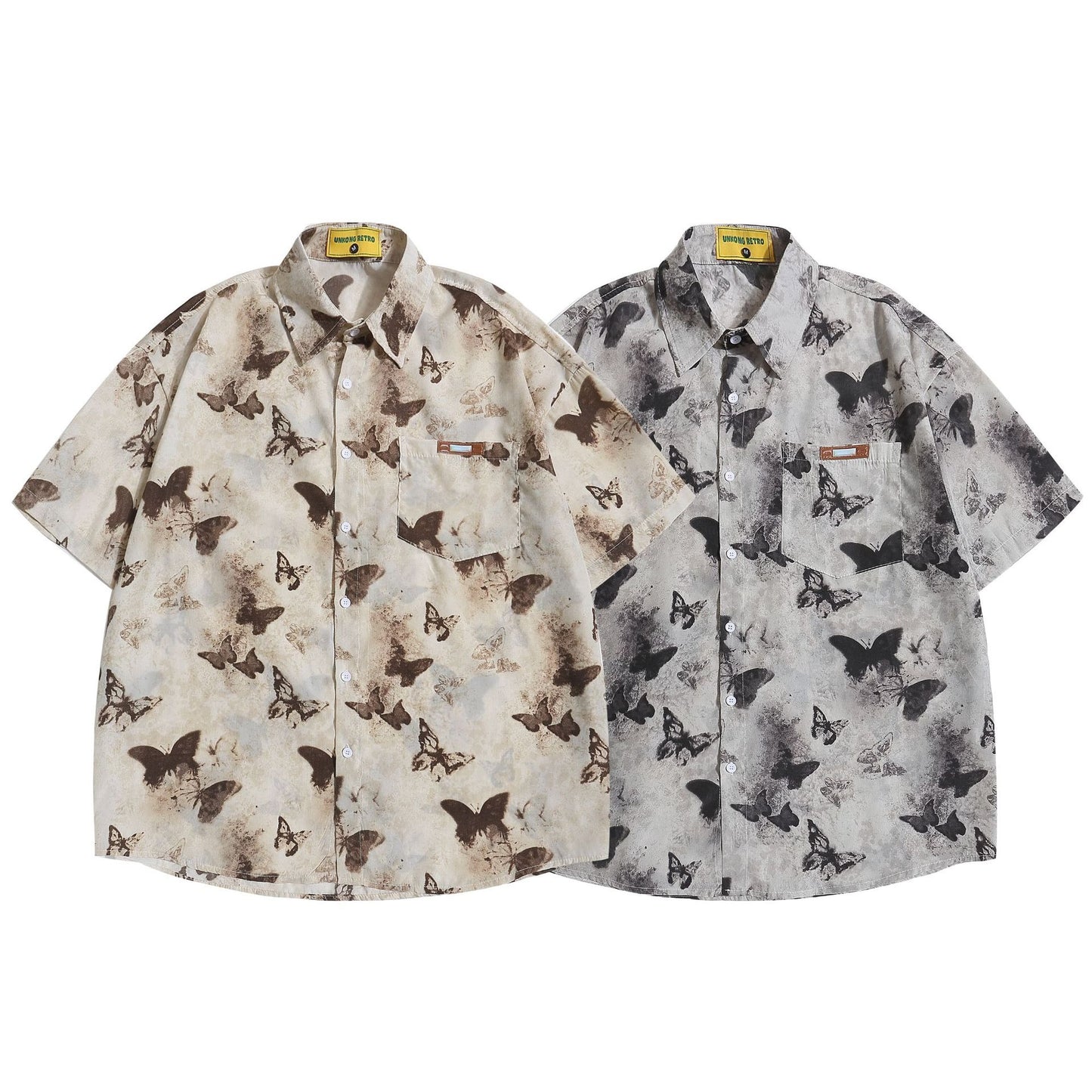 Butter-Fly Canvas Men's Short Sleeve