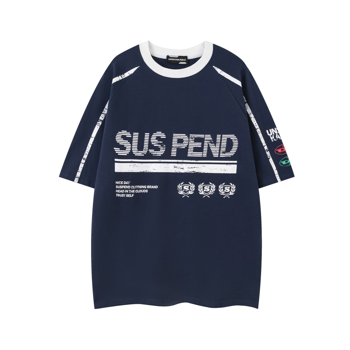 "Suspend Mission" 250G Men's Oversized Tee