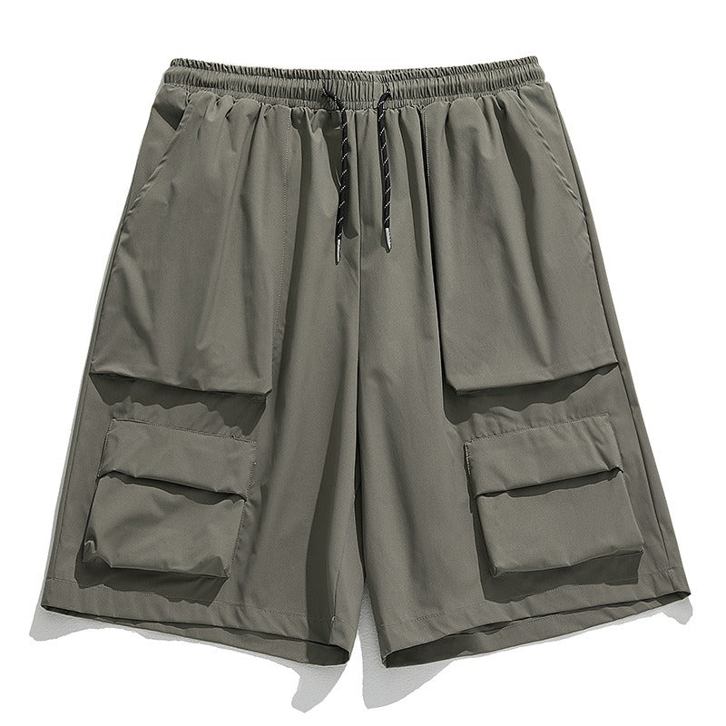 Performance Multi-Pocket Cargo Track Shorts