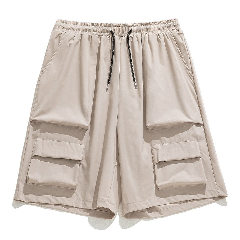 Performance Multi-Pocket Cargo Track Shorts