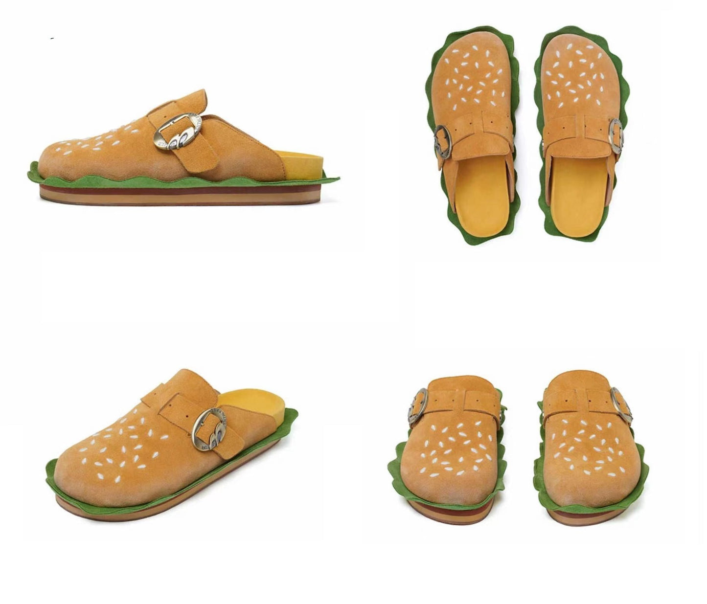 "Burger Tepi Jalan" Closed Toe Buckle